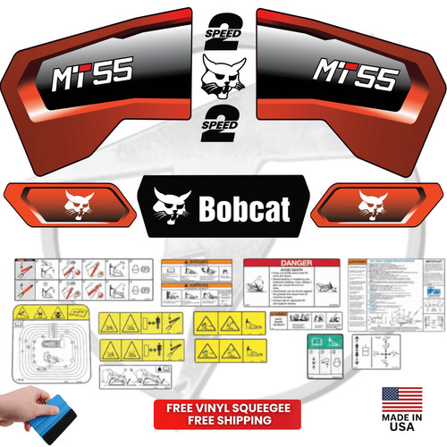 Fits bobcat mt55 decal kit - bobcat,